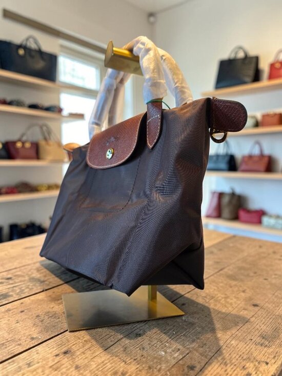 Unbranded Handbags - Designer Inspired Brown & Gold Nylon Foldable Tote Bag  NWT